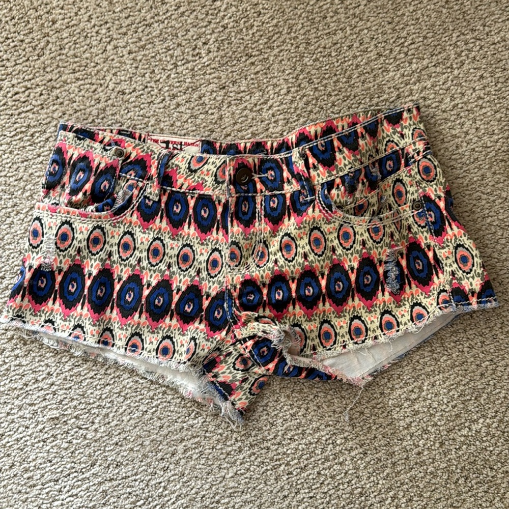 Boho Pattern Jean Shorts 1st Kiss